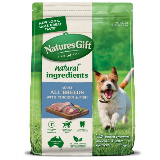 Nature's Gift Chicken & Fish Adult Dry Food 2.5kg