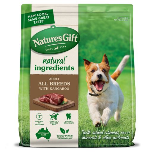 Nature's Gift Sustain Kangaroo Adult Dry Dog Food 6kg