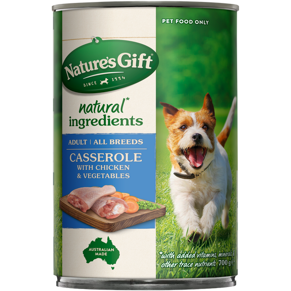 Nature's Gift Casserole with Chicken & Vegetables Adult Wet Dog Food 700g