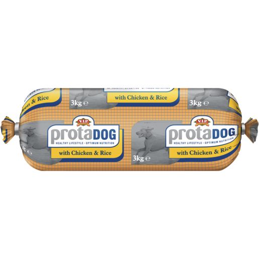 V.I.P. Petfoods ProtaDog with Chicken and Rice Chilled Adult Dog Roll 3kg