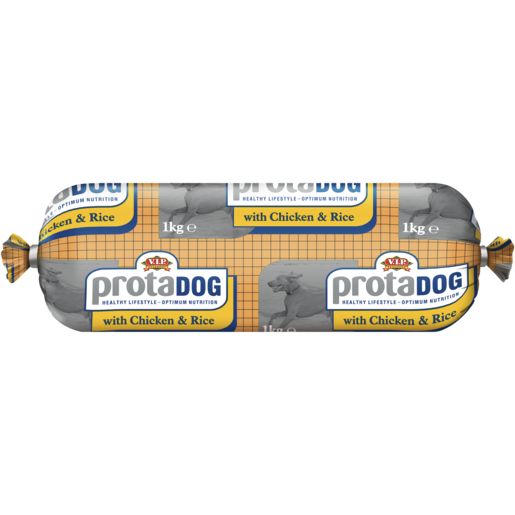 V.I.P. Petfoods ProtaDog with Chicken and Rice Chilled Dog Roll 1kg
