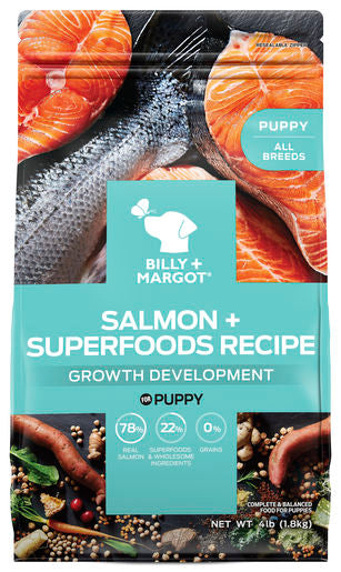 Billy + Margot Salmon + Superfoods Recipe Dry Puppy Food 1.8kg
