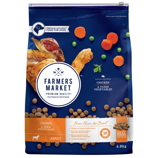 Farmers Market Chicken and Farm Vegetables Adult Dry Dog Food 6.8kg