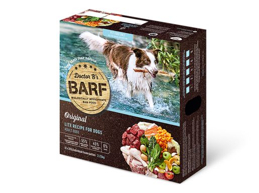 Doctor B's BARF Lite Recipe Frozen Adult Dog Food 12 pack