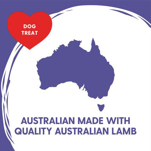 love'em Grain Free Lamb Jerky with Rosemary Flavour Dog Treats 200g