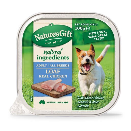 Nature's Gift Loaf Chicken Adult Wet Dog Food 100g