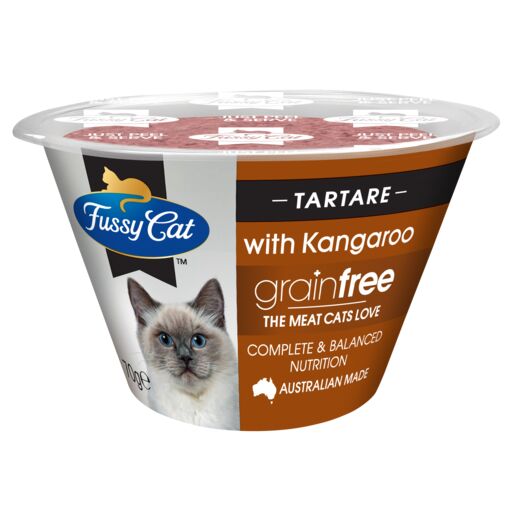 Fussy Cat Grain Free Tartare with Kangaroo Chilled Cat Food 70g