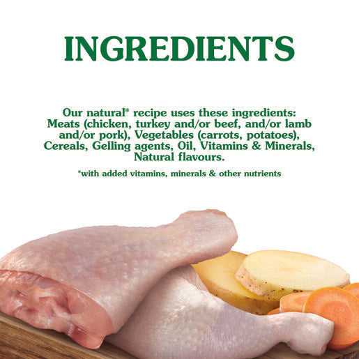 Nature's Gift Loaf Chicken, Turkey & Vegetables Adult Wet Dog Food 700g