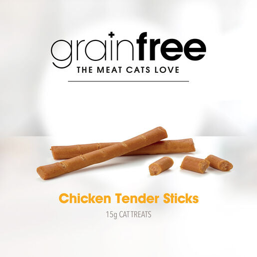 Fussy Cat Grain Free Tender Sticks Chicken Cat Treats 15g