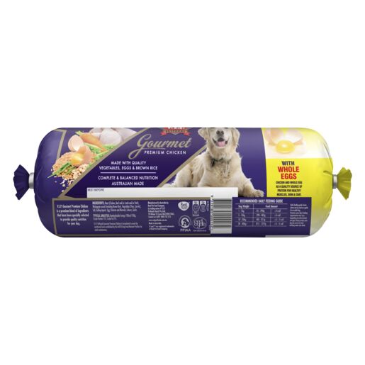 V.I.P. Petfoods Gourmet Premium Chicken Chilled Dog Roll 3kg