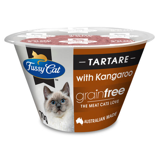 Fussy Cat Grain Free Tartare with Kangaroo Chilled Cat Food 70g